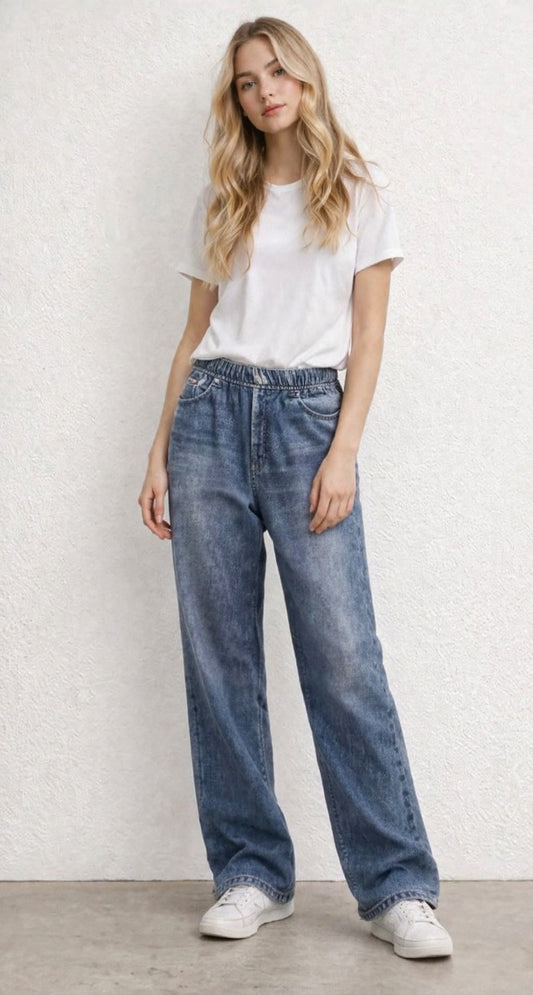 Denim Boyfriend Barrel Jeans (Reg.)