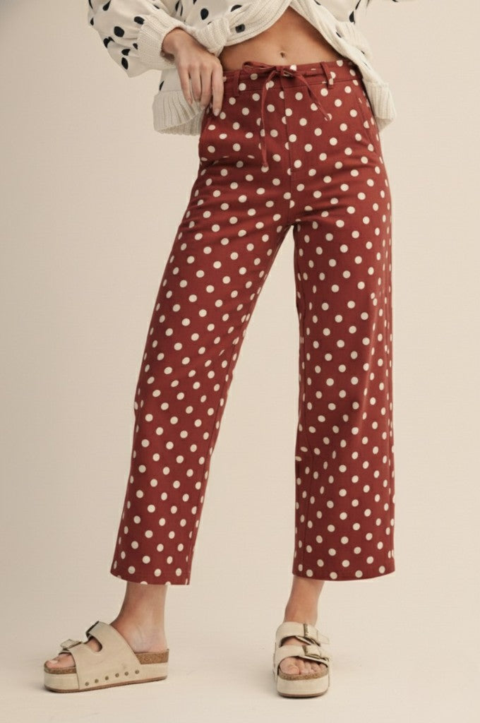Brick Vintage Polka Dot String Pants (Reg.)