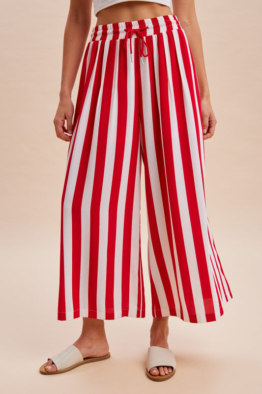 Red Wonderful Vertical Stripe Pants (Reg.)