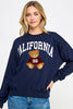 Deep Navy California Bear Graphic Sweatshirt (Reg.)