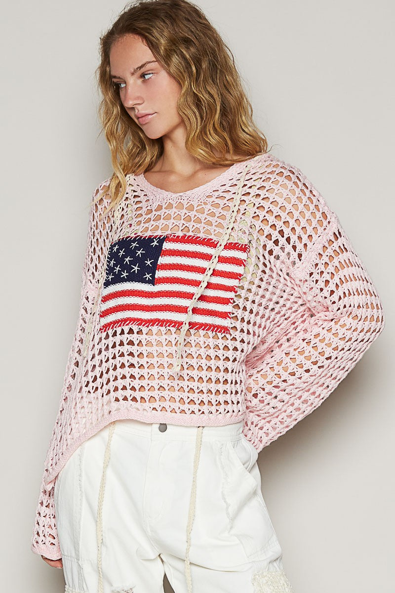 POL Pink American Dream Hoodie Sweater (Reg.)