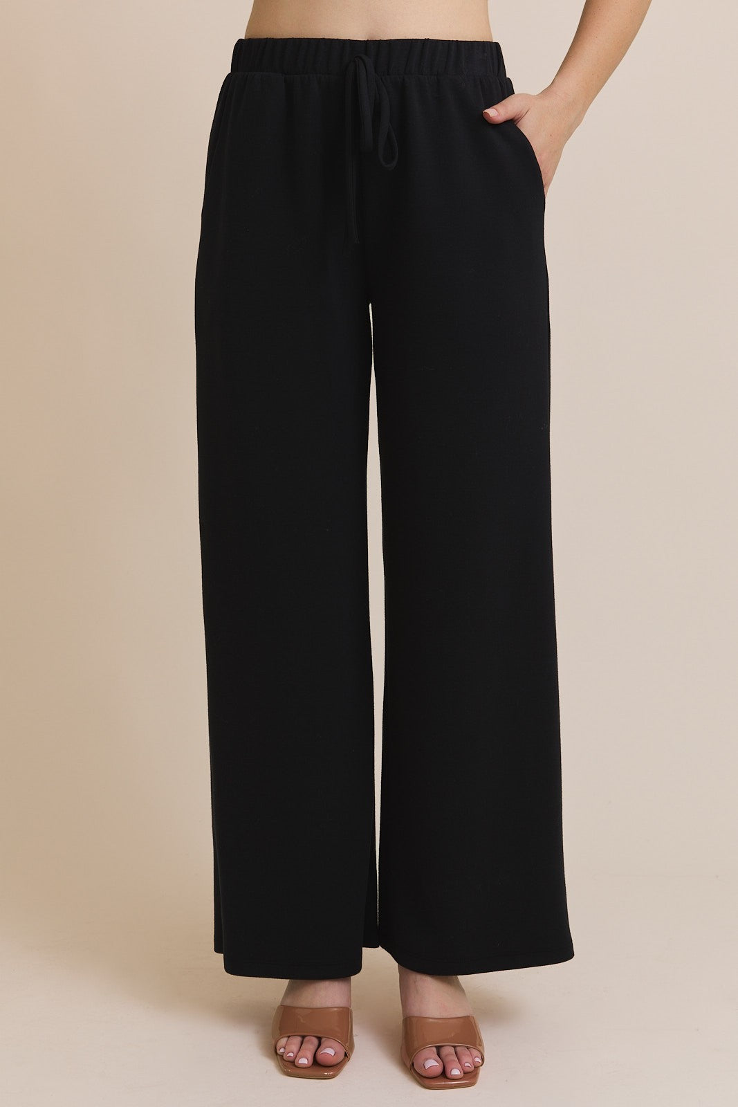 Black High Waist Pants (Reg.)
