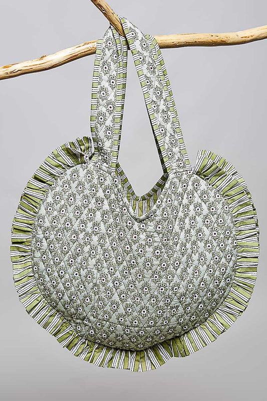 POL Sage Multi Heart Shape Tote Bag