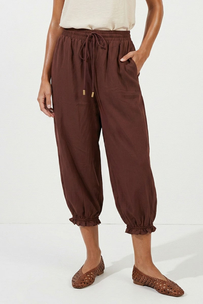 Balloon Capri Jogger Pants (Reg.) - 3 Colors