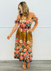 Autumn Garden Midi Dress (Reg & Plus)