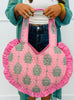POL Pink Multi Heart Shape Tote Bag