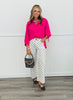 Pink Sloane Button Up Top (Reg. and Plus)