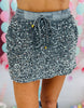 Velvet Hour Sequin Skort- 4 Colors (Reg. and Plus)