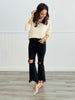 Risen Black Ready For Anything Crop Jeans (Reg & Plus)