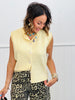 Daisy Rolled Edge Sleeveless Sweater (Reg.)