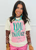 Deer Print Mock Neck Mesh Top (Reg. and Plus)