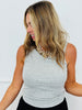Boat Neck Sleeveless Polka Dot Top (Reg.)-2 Colors