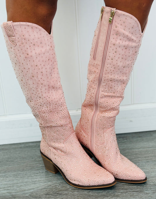 Lt Pink Starstruck Sparkle Boots
