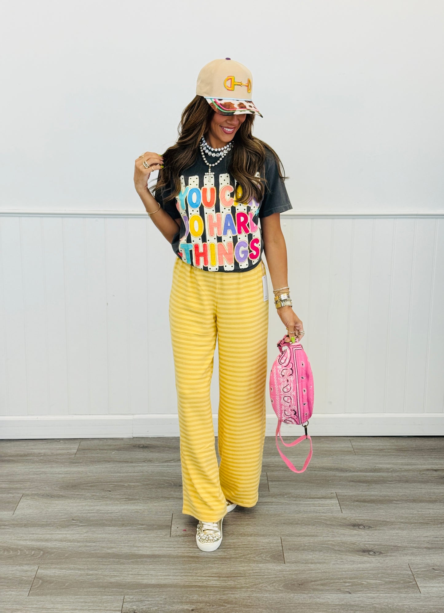 Multi You Can Do Hard Things Graphic Tee (Reg. and Plus)
