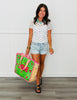 Polka Dot Mesh Blouse (Reg & Plus) - 5 Colors