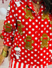 Queen Of Sparkles Polka Dot Gingerbread Man & Stocking Top (Reg. & Plus)