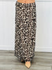 Leopard Side Tie Flare Hem Maxi Skirt (Reg.)