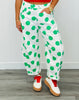 Kelly Green Polka Dot Barrel Pants (Reg & Plus)
