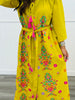 POL Mustard Multi Floral Button Down Maxi Dress (Reg.)
