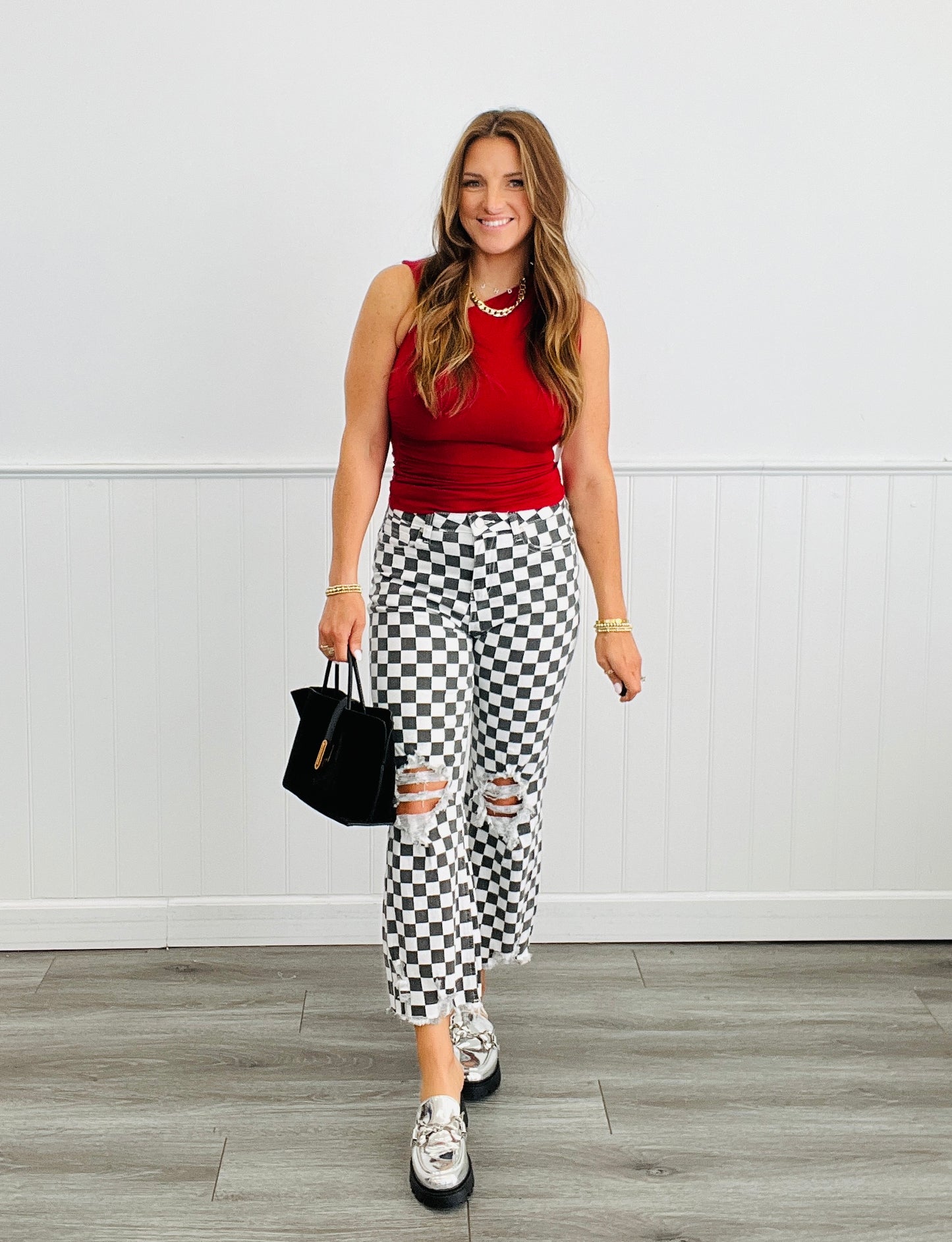 Asymmetric Mia Ruched Top (Reg.)-3 Colors