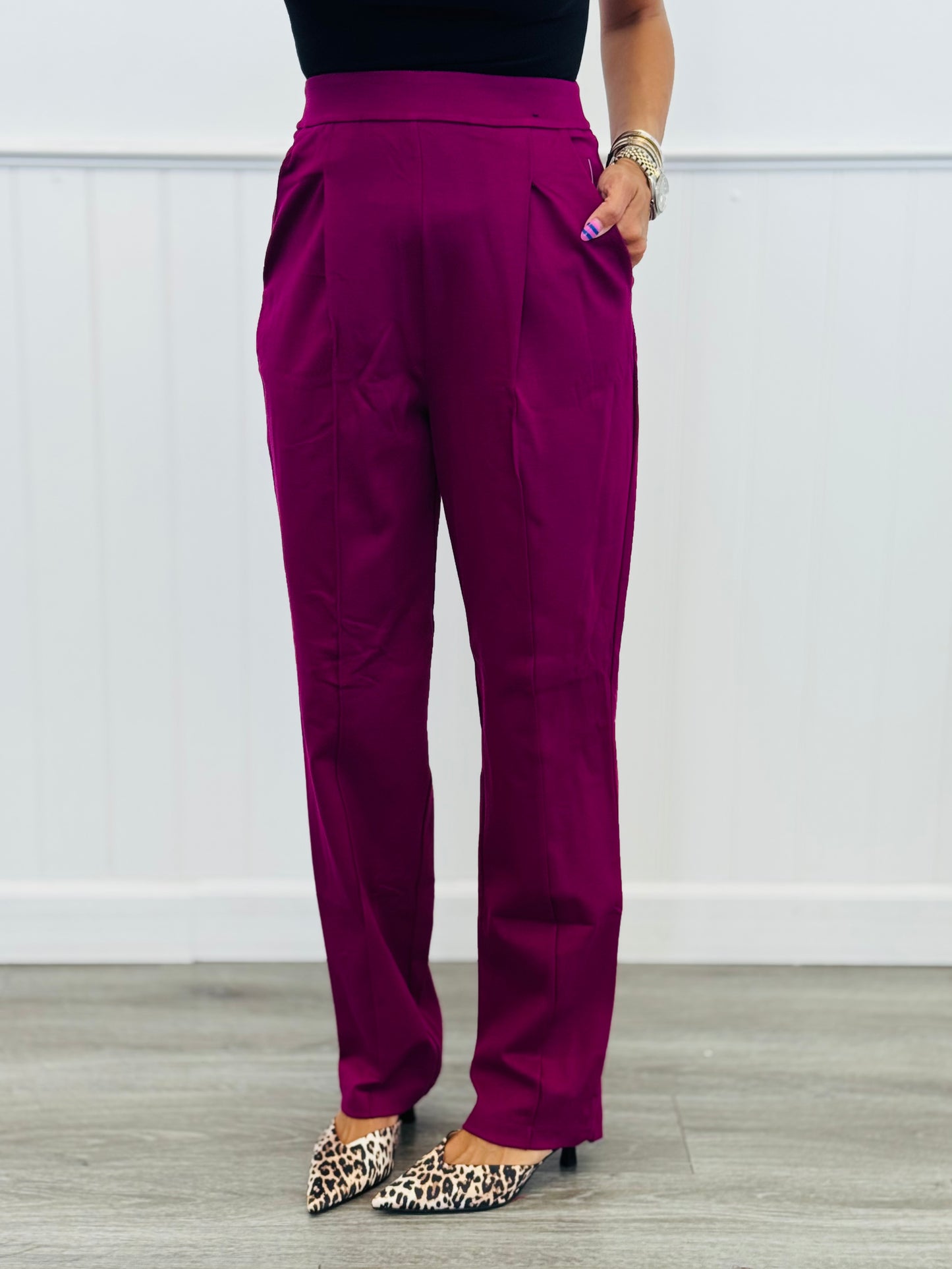 Dear Scarlett Magic Tailored Pants (Reg. and Plus) - 7 Colors