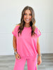 Pink Multi Stripe Taped Top (Reg & Plus)