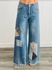 Medium Denim Patchwork Jeans (Reg.)