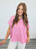 Pink Striped Button Down Shirt  (Reg.)