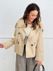 Double Breasted Trench Coat (Reg.) - 2 Colors