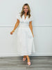 White Cressida Midi Dress (Reg.)