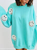 Aqua Always Smiling Hoodie (Reg. and Plus)