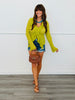 Ruffled Lace Long Sleeve Blouse (Reg & Plus)- 2 Colors
