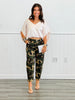 Satin Jacquard Print Bubble Hem Top (Reg. & Plus)- 3 Colors