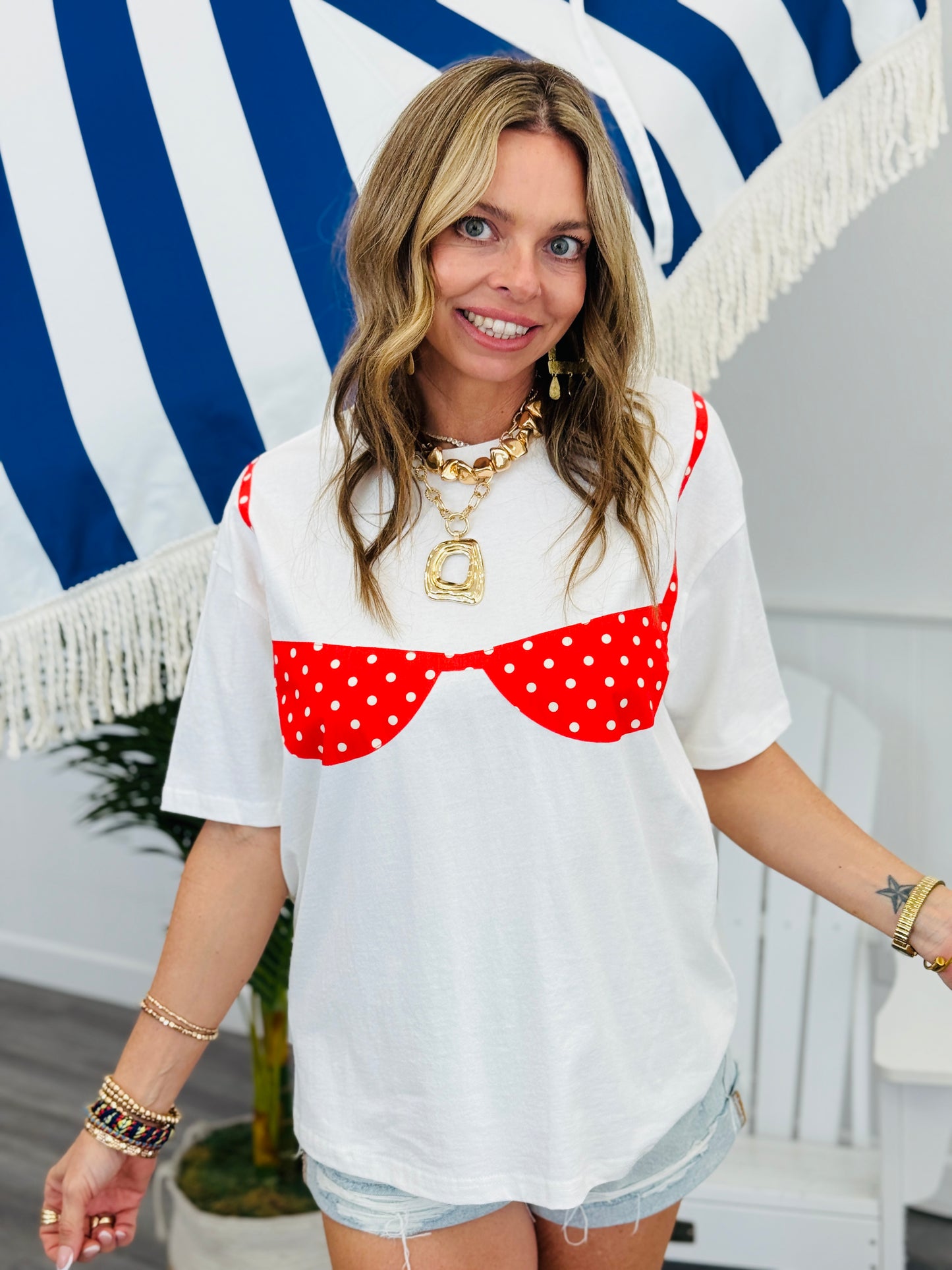 Bikini Patchwork Top (Reg.) - 2 Colors