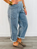 Light Denim Wide Leg Pants (Reg. and Plus)