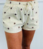 Cream/Brown Polka Dot Twill Shorts (Reg.)