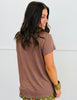 Linen Blend Side Slit Top (Reg.) - 5 Colors