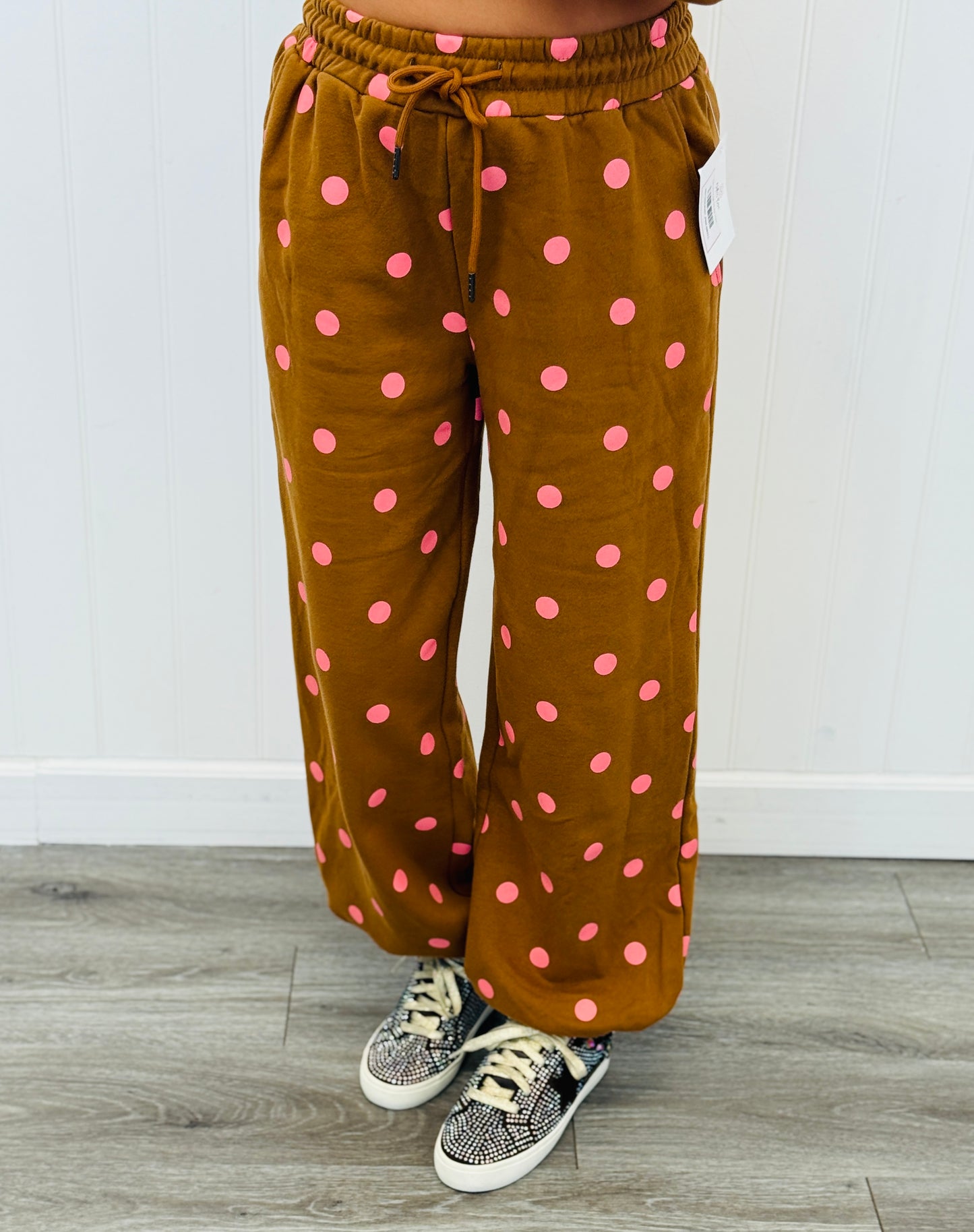 Playful Polka Dot Jogger Pants (Reg.) - 4 Colors