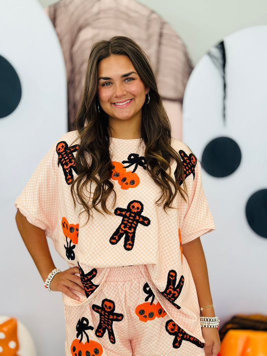 Halloween Patch Oversized Top (Reg.)