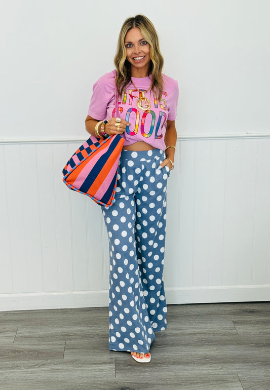 Blue Polka Dot Pants (Reg.)