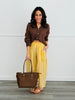 Brown Button Up Sweater Cardigan (Reg.)