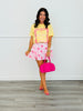 Pink Rose Print Active Skort (Reg.)