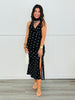Polka Dot Halter Scarf Top (Reg.)-2 Colors