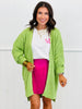 Open Front High-Low Long Cardigan (Reg.)-2 Colors