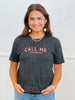 Call Me Antisocial Leopard Tee (Reg. and Plus)