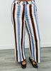 Multi Striped Wide Leg Pants (Reg.) - 3 Colors