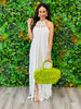 Golden Goddess White Midi Dress (Reg.)