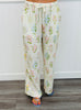 Ivory Flower Woven Pants (Reg & Plus)