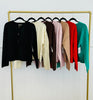 Essential Rolled Edge Sweater Cardigan (Reg.) - 7 Colors