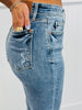 Judy Blue Anything For You Fray Hem Jeans (Reg. & Plus)